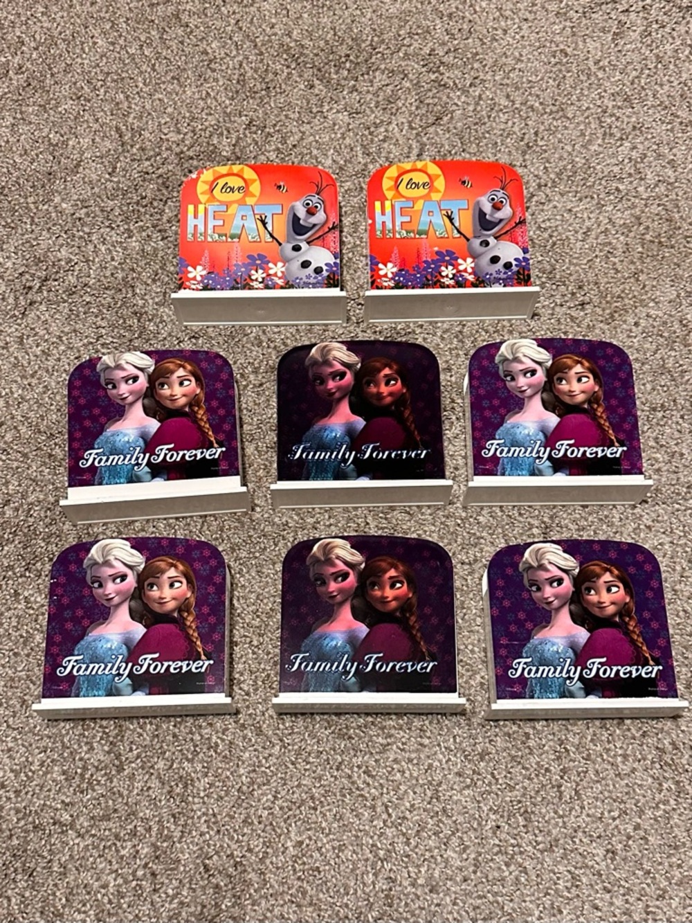 Disney Frozen Character Napkin Holders - Pack of 9